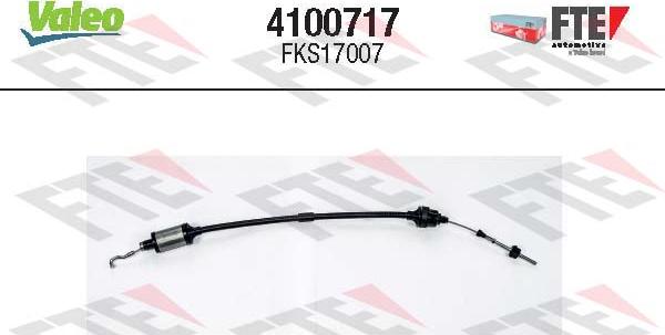 VALEO 4100717 - Cablu ambreiaj aaoparts.ro