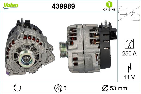 VALEO 439989 - Generator / Alternator aaoparts.ro