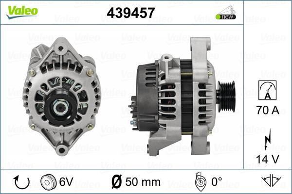 Valeo 439457 - Generator / Alternator aaoparts.ro