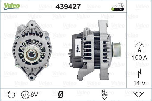 Valeo 439427 - Generator / Alternator aaoparts.ro