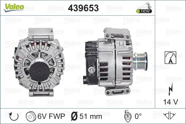 Valeo 439653 - Generator / Alternator aaoparts.ro