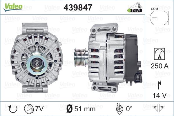 Valeo 439847 - Generator / Alternator aaoparts.ro