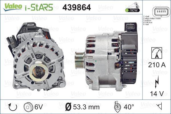 VALEO 439864 - Generator / Alternator aaoparts.ro