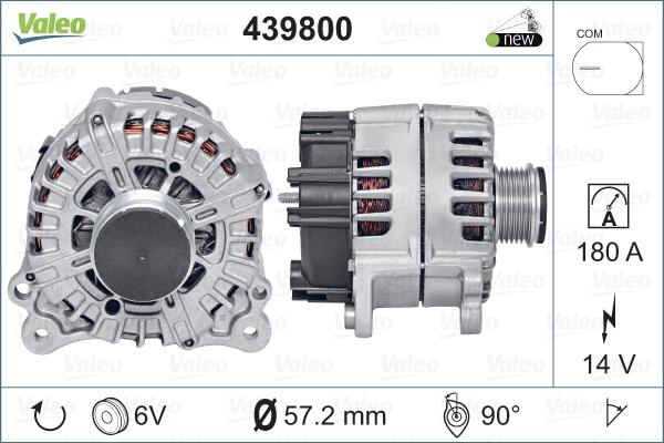 Valeo 439800 - Generator / Alternator aaoparts.ro