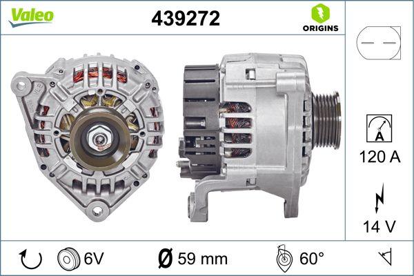 VALEO 439272 - Generator / Alternator aaoparts.ro