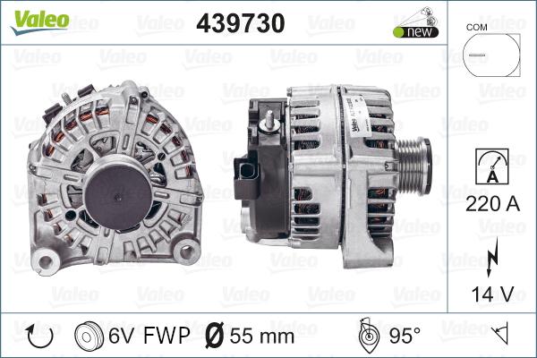 Valeo 439730 - Generator / Alternator aaoparts.ro