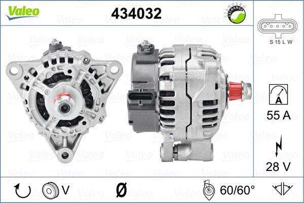 VALEO 434032 - Generator / Alternator aaoparts.ro