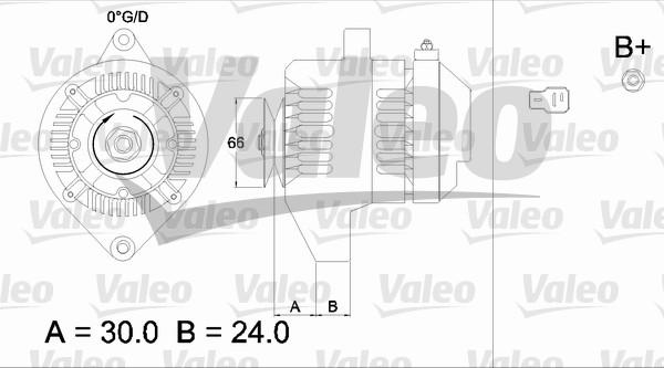 VALEO 436497 - Generator / Alternator aaoparts.ro