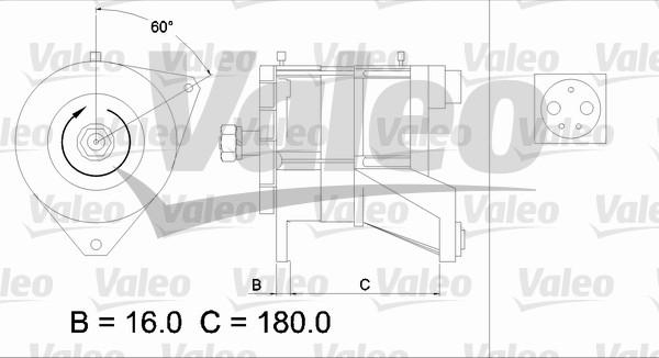 Valeo 436582 - Generator / Alternator aaoparts.ro