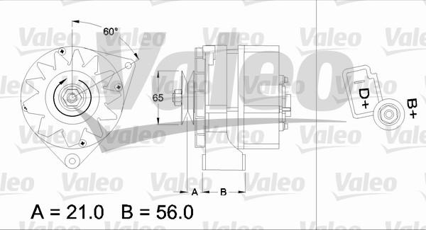 Valeo 436153 - Generator / Alternator aaoparts.ro