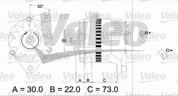 Valeo 436114 - Generator / Alternator aaoparts.ro