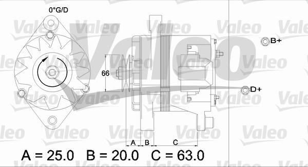 Valeo 436111 - Generator / Alternator aaoparts.ro