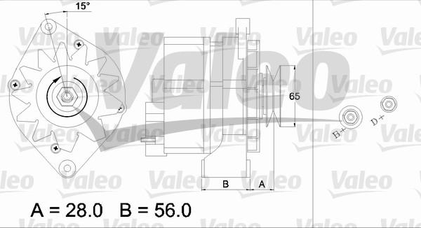 Valeo 436295 - Generator / Alternator aaoparts.ro