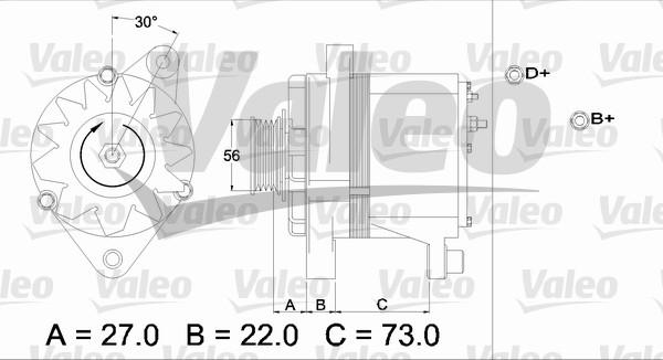 Valeo 436242 - Generator / Alternator aaoparts.ro