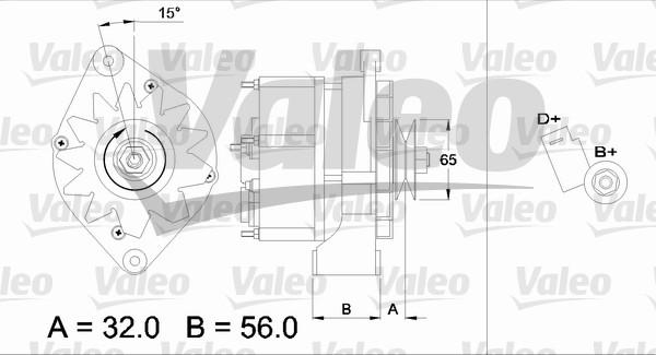 Valeo 436726 - Generator / Alternator aaoparts.ro