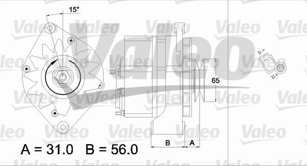 Valeo 436722 - Generator / Alternator aaoparts.ro