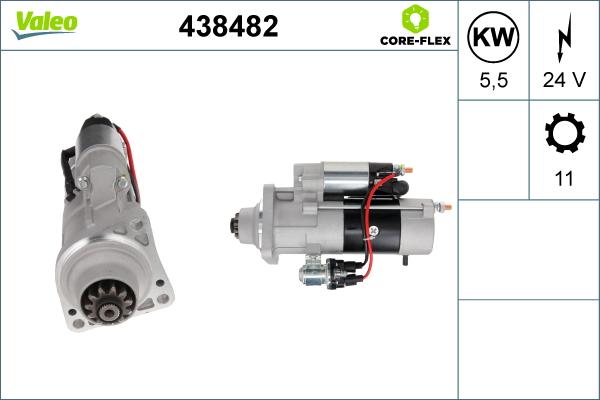 Valeo 438482 - Starter aaoparts.ro