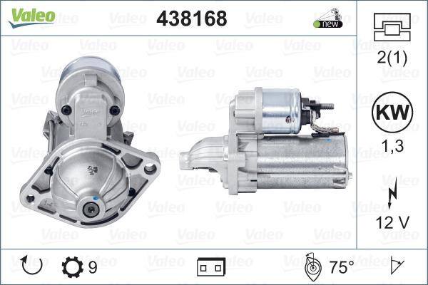 Valeo 438168 - Starter aaoparts.ro