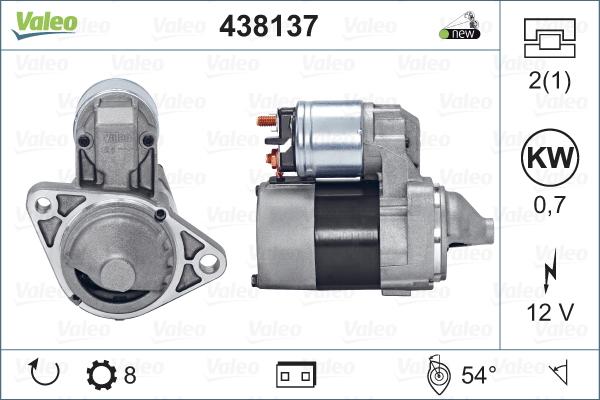 Valeo 438137 - Starter aaoparts.ro