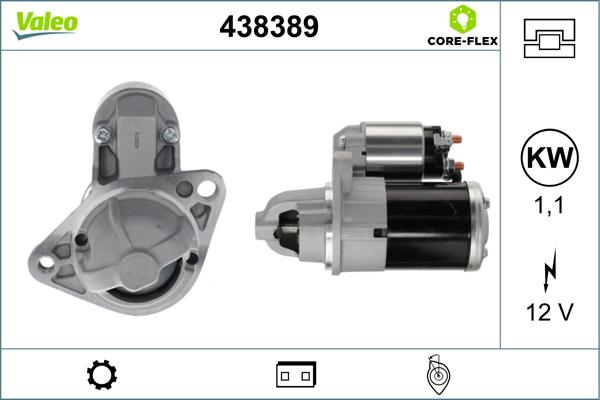 VALEO 438389 - Starter aaoparts.ro