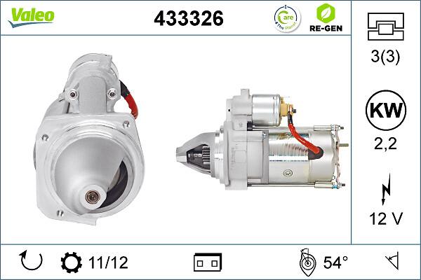 VALEO 433326 - Starter aaoparts.ro