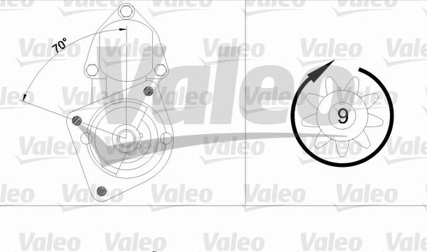 Valeo 433278 - Starter aaoparts.ro