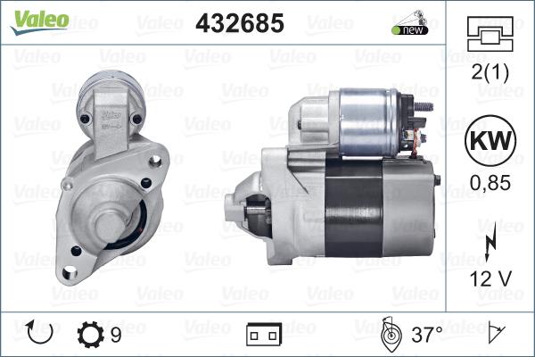 Valeo 432685 - Starter aaoparts.ro