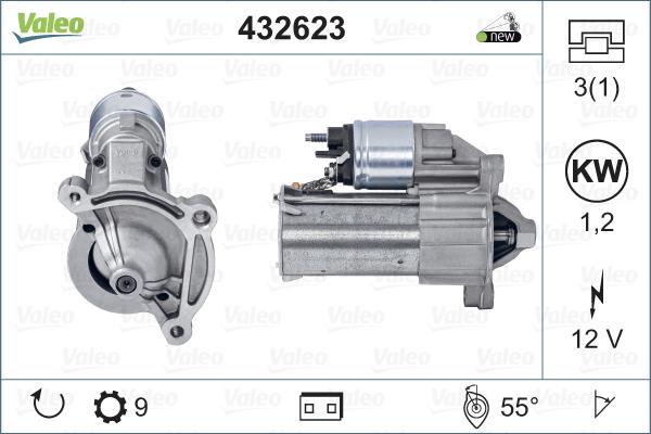 Valeo 432623 - Starter aaoparts.ro