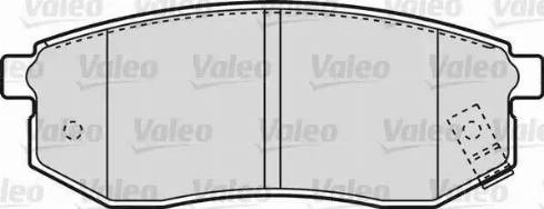 Valeo 598866 - Set placute frana,frana disc aaoparts.ro