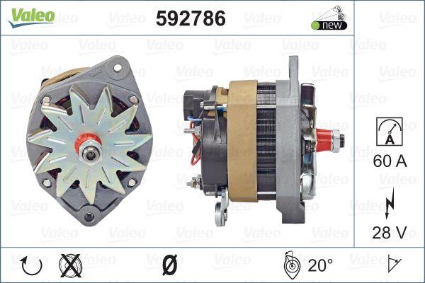 VALEO 592786 - Generator / Alternator aaoparts.ro