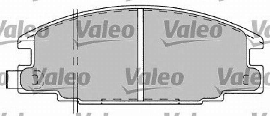 Valeo 597093 - Set placute frana,frana disc aaoparts.ro