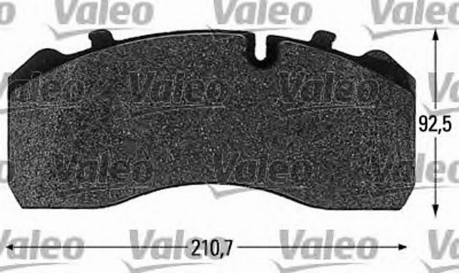 Valeo 541660 - Set placute frana,frana disc aaoparts.ro