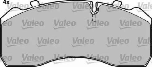 Valeo 541727 - Set placute frana,frana disc aaoparts.ro
