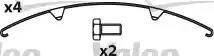 Valeo 541703 - Set placute frana,frana disc aaoparts.ro
