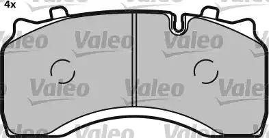 Valeo 548692 - Set placute frana,frana disc aaoparts.ro