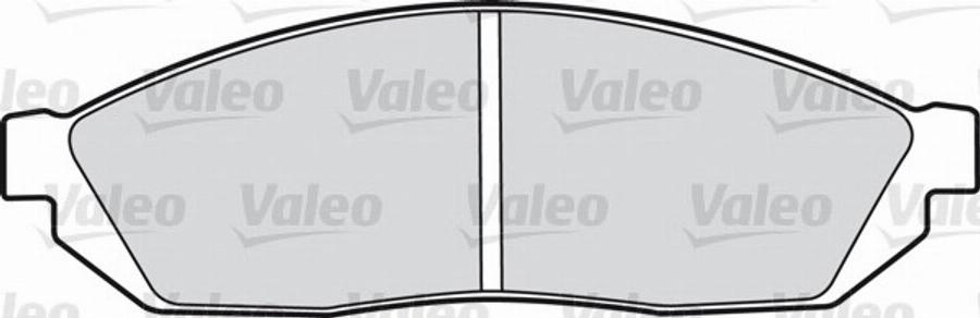 Valeo 551 522 - Set placute frana,frana disc aaoparts.ro