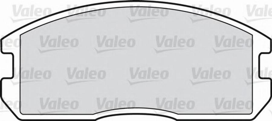 Valeo 551705 - Set placute frana,frana disc aaoparts.ro