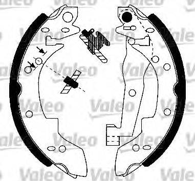 VALEO 554679 - Set saboti frana aaoparts.ro