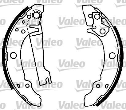 VALEO 553601 - Set saboti frana aaoparts.ro