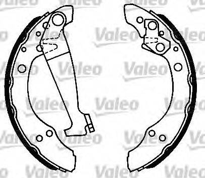 Valeo 553602 - Set saboti frana aaoparts.ro