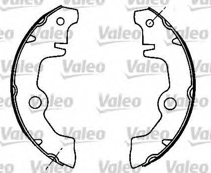 Valeo 553612 - Set saboti frana aaoparts.ro