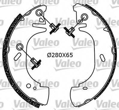 VALEO 553878 - Set saboti frana aaoparts.ro