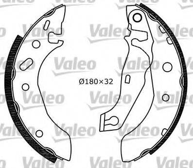 VALEO 553839 - Set saboti frana aaoparts.ro