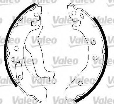Valeo 553760 - Set saboti frana aaoparts.ro
