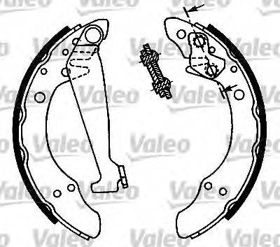 Valeo 553729 - Set saboti frana aaoparts.ro