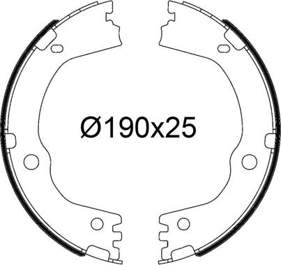 Valeo 564259 - Set saboti frana aaoparts.ro