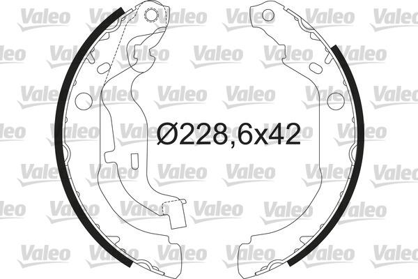 Valeo 564210 - Set saboti frana aaoparts.ro