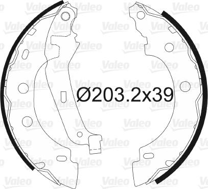 Valeo 562642 - Set placute frana,frana disc aaoparts.ro