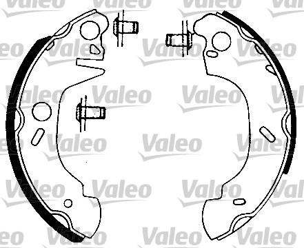 Valeo 562073 - Set saboti frana aaoparts.ro