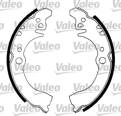 Valeo 562714 - Set saboti frana aaoparts.ro